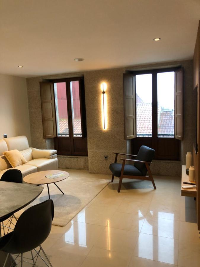Luxury Apartment With Jacuzzi 圣地亚哥－德孔波斯特拉 外观 照片